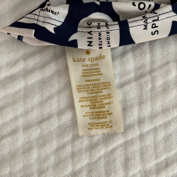 Kate Spade ♠️💙 Tankini Bathing Suit - Picture 4 of 10